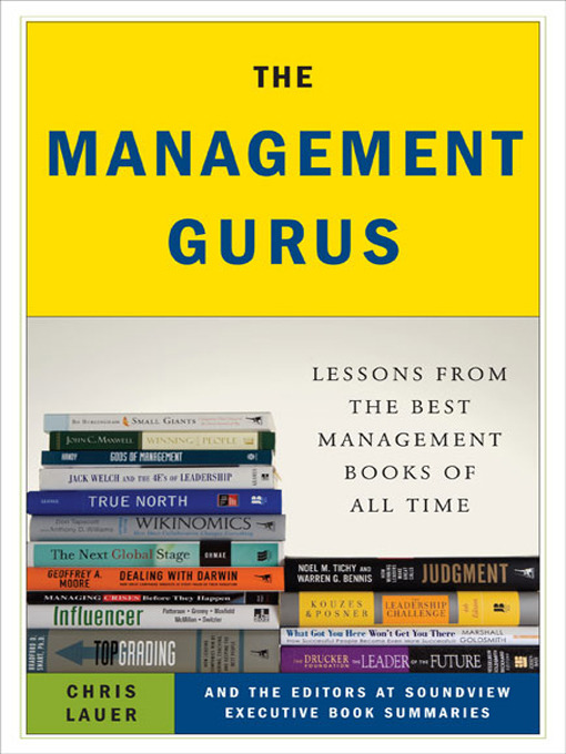Title details for The Management Gurus by Chris Lauer - Wait list